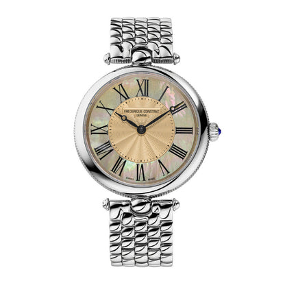 Frederique Contant Classics Art Deco Round Ladies Watch - K-FC-200MPTAN2AR6B
