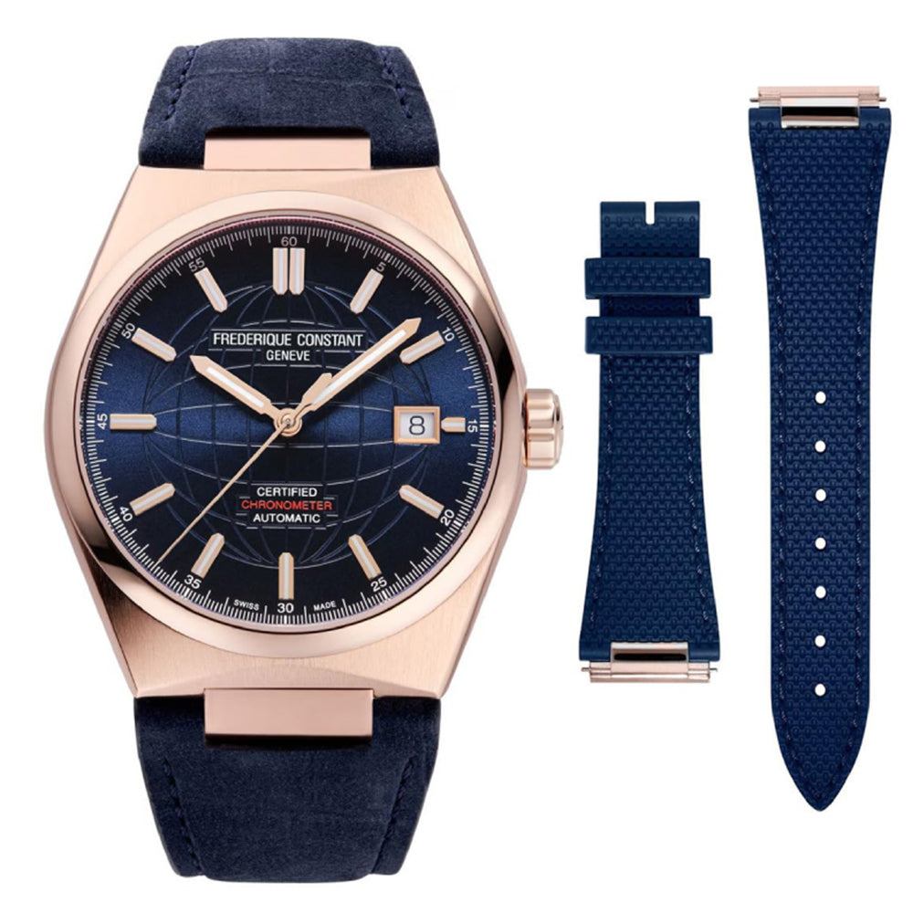 Frederique Constant Highlife Automatic Cosc Gents Watch In Rose Gold Plating