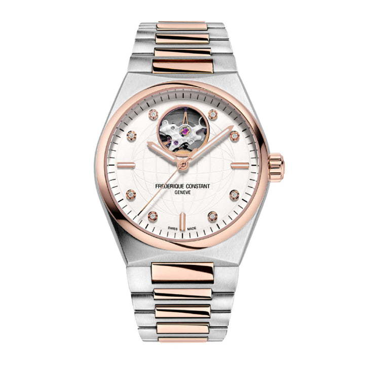 Frederique Constant Highlife Ladies Automatic Heartbeat Watch With Diamond Markers