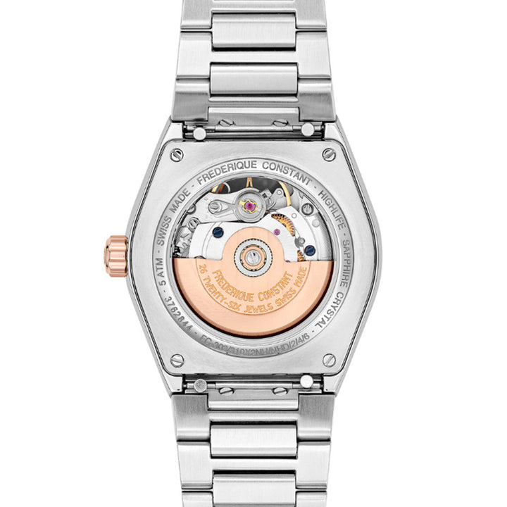 Frederique Constant Highlife Ladies Automatic Heartbeat Watch With Diamond Markers