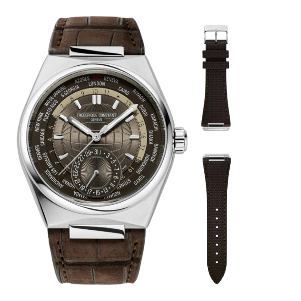 Frederique Constant Highlife Worldtimer Manufacture Automatic Gents Watch