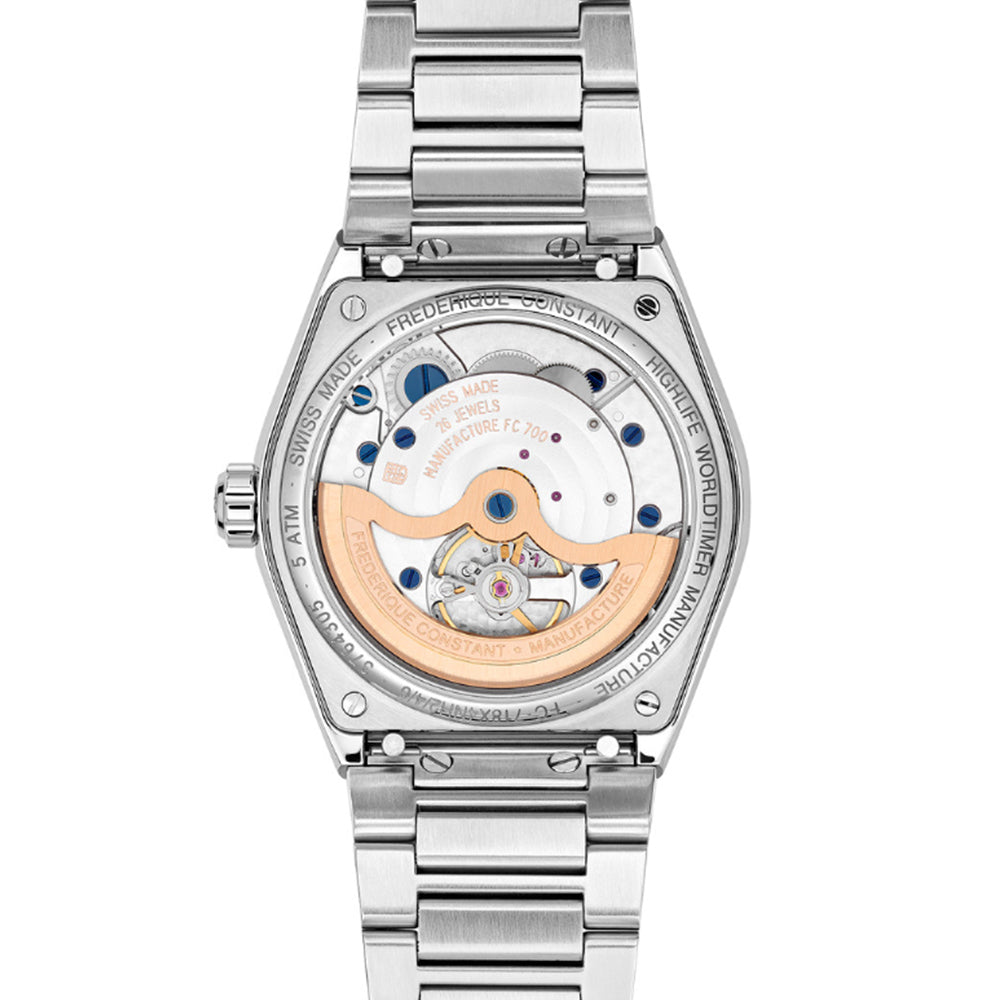 Frederique Constant Highlife Worldtimer Manufacture Automatic Gents Watch