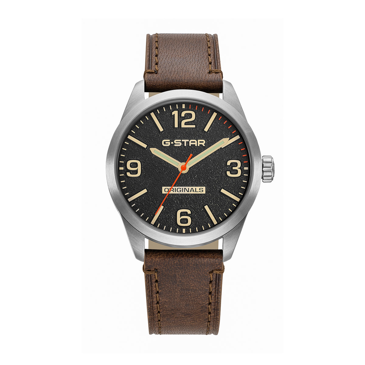 G-Star Men's Originals 40mm Quartz Analog Watch GSW.503.01