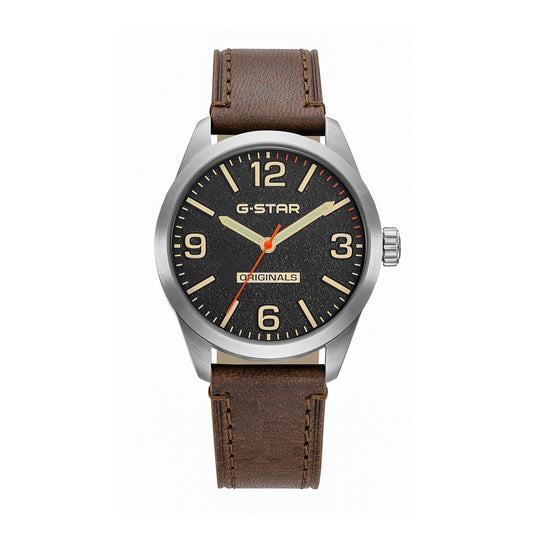G-Star Men's Originals 40mm Quartz Analog Watch GSW.503.01