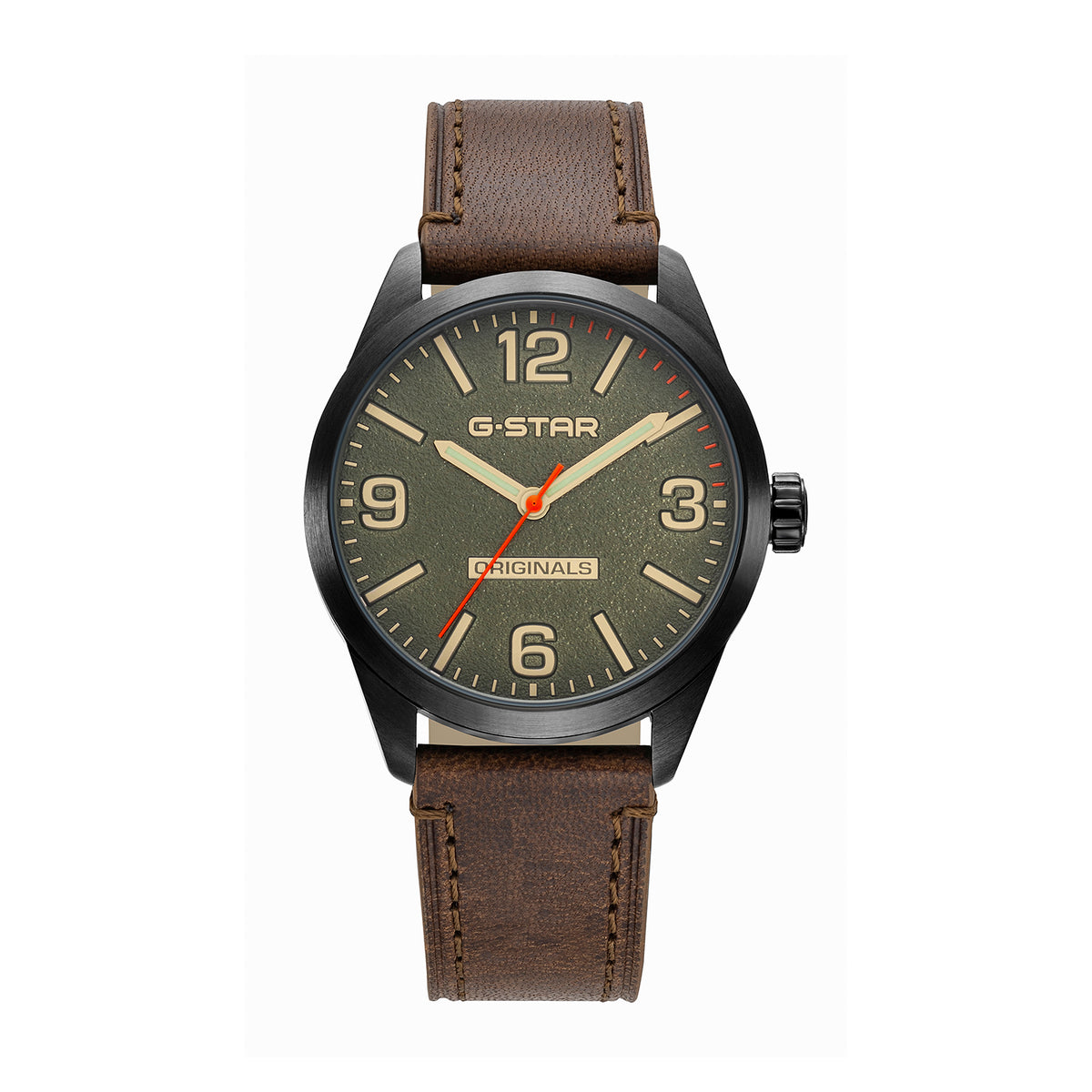 G-Star Men's Originals 40mm Quartz Analog Watch GSW.503.05