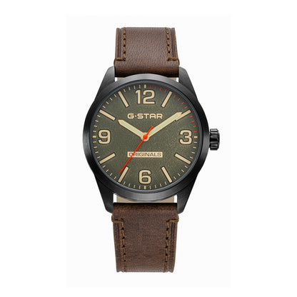 G-Star Men's Originals 40mm Quartz Analog Watch GSW.503.05