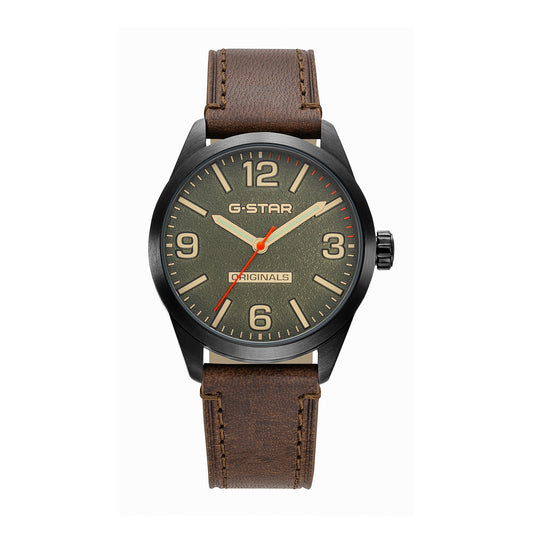 G-Star Men's Originals 40mm Quartz Analog Watch GSW.503.05