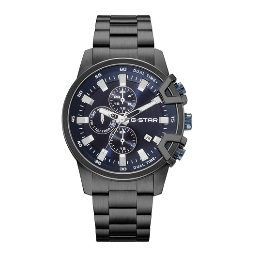 G-Star Men's Bend3D 44mm Quartz Analog Watch GSW.505.05