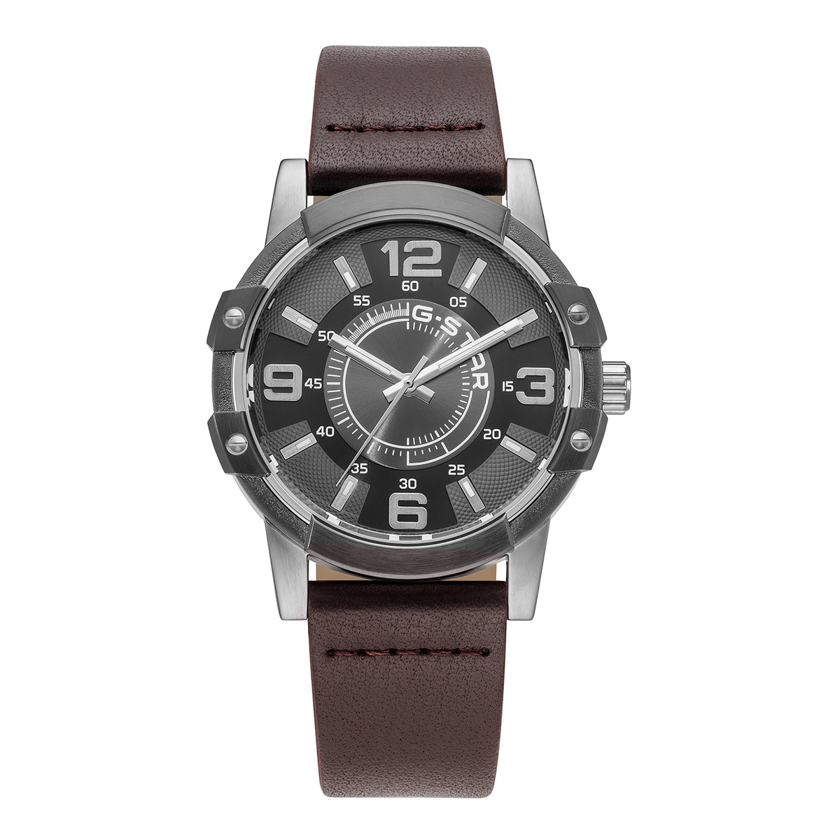 G-Star Men's Constructed 43mm Quartz Analog Watch GSW.506.01