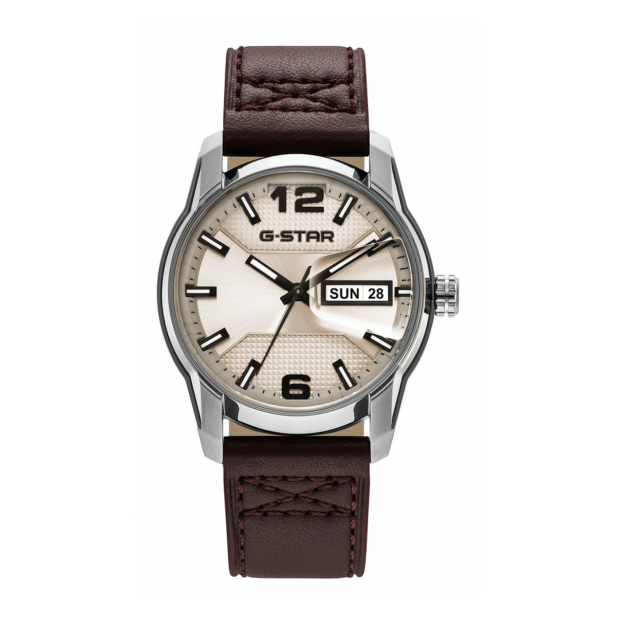 G-Star Men's Selvedge 42mm Quartz Analog Watch GSW.507.01