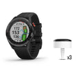 ساعة Garmin Approach S62 مع مستشعرات CT10، نظام تحديد المواقع للجولف، لون أسود، إصدار عالمي