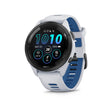 ساعة Garmin Forerunner 265 Music بنظام واي فاي وتحديد المواقع GPS للاتحاد الأوروبي، لون أبيض، شاشة كاملة الألوان
