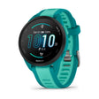 ساعة Garmin Forerunner 165 Music بلون تركواز مائي وشاشة ملونة بالكامل