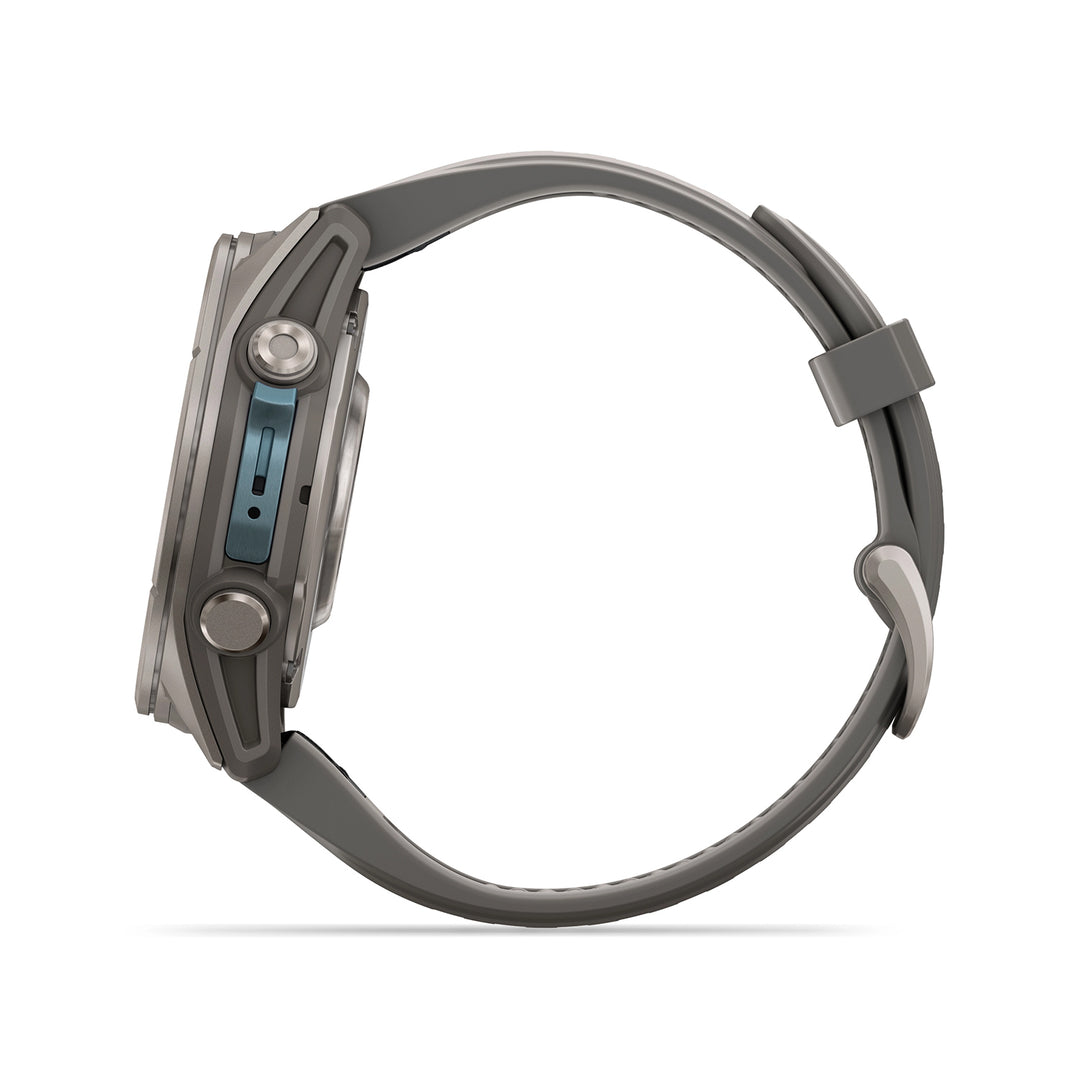 GARMIN FENIX 9 51MM AMOLED TITANIUM WITH PEBBLE GREY SILICONE BAND