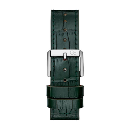 GC Men's Watch Green & Bronze Tone Case Grey Dial Quartz