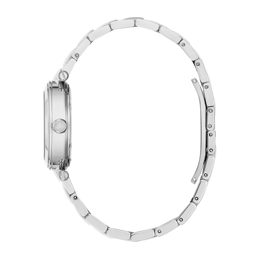 GC Women's Watch Silver Tone Case Pink Dial Quartz