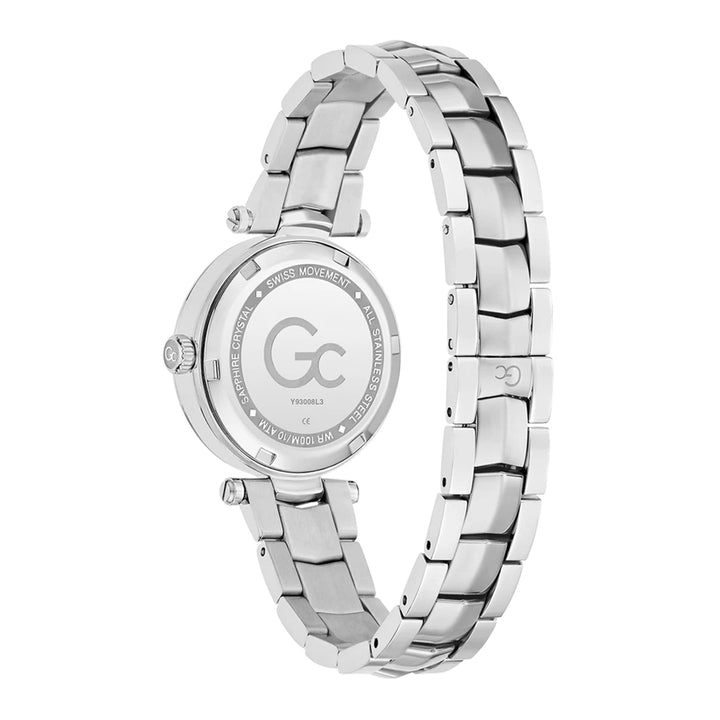 GC Women's Watch Silver Tone Case Pink Dial Quartz