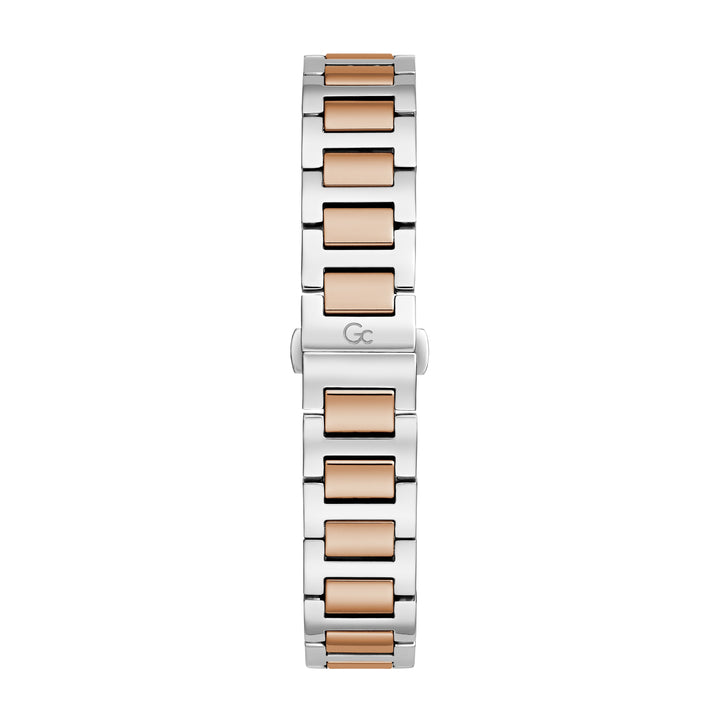 GC Women's Watch Silver & Rose Gold Tone Case Quartz