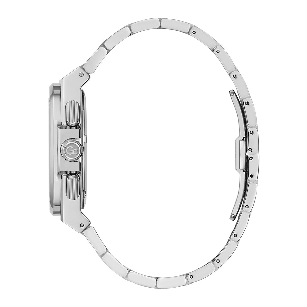 GC Men's Watch Silver Tone Case Green Dial Quartz