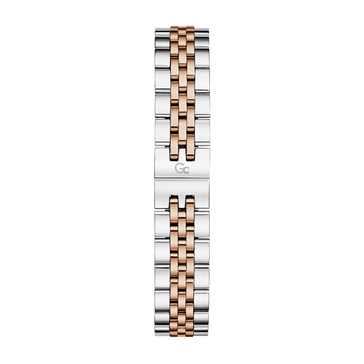 GC Women's Watch Silver & Rose Gold Tone Case Quartz