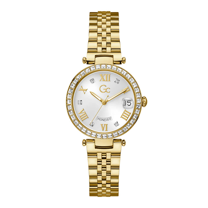 GC Women's Watch Gold Tone Case White Dial Quartz