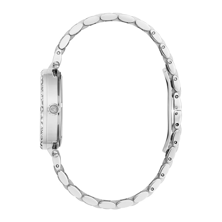 GC Women's Watch Silver Tone Case Pink Dial Quartz