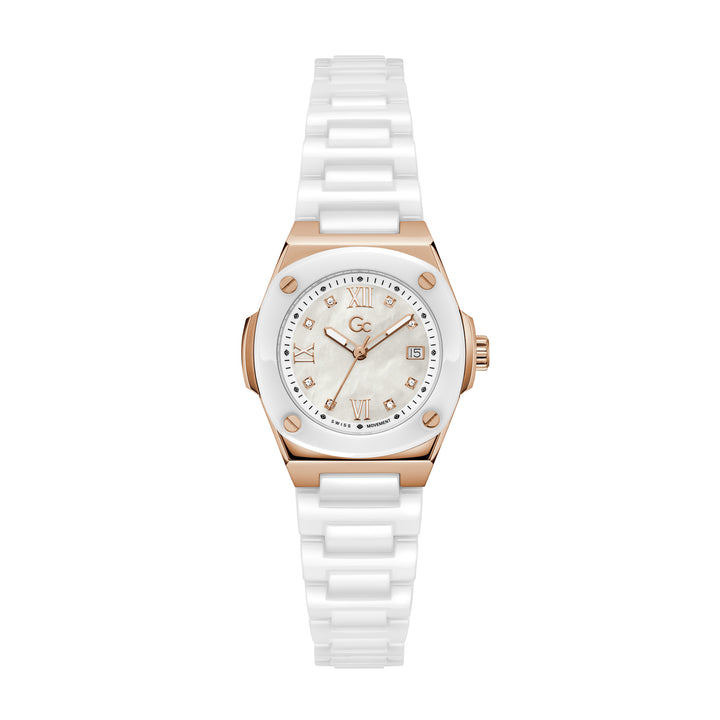 GC Women's Watch Rose Gold Tone Case Quartz