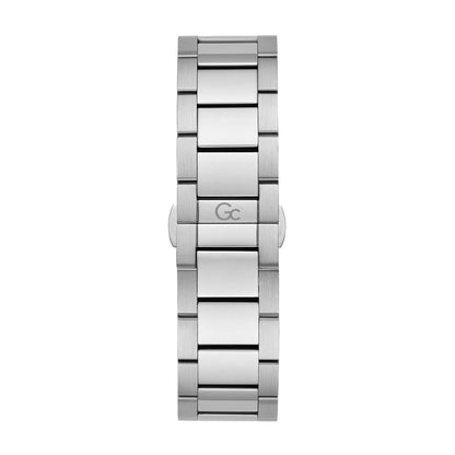 Gc Men's Watch Silver Tone Case Quartz