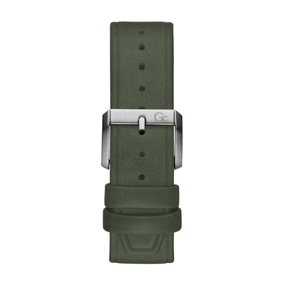 Gc Men's Watch Silver Tone Case Quartz