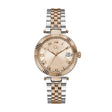 Gc Women's Watch Silver & Rose Gold Tone Case Quartz