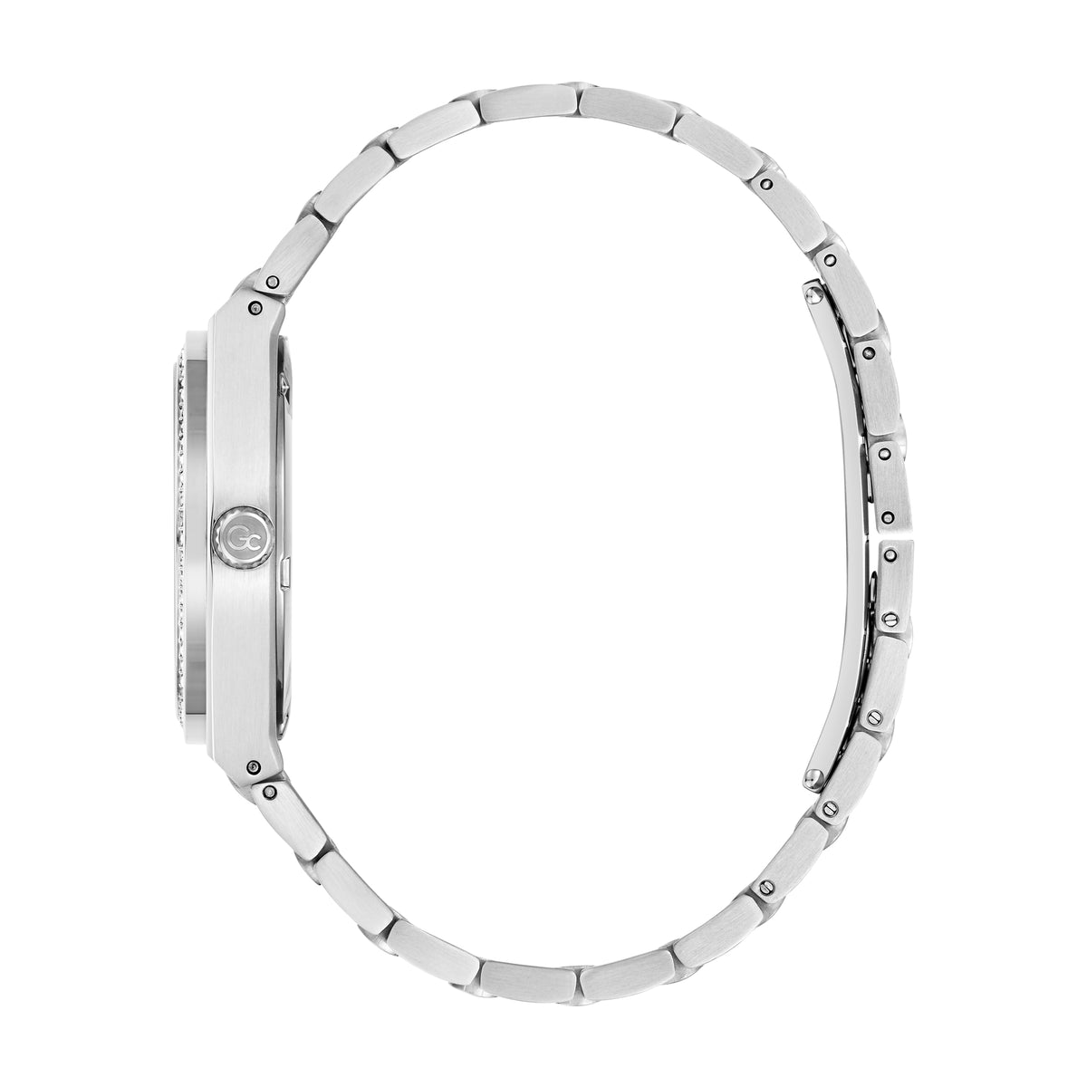 Gc Women's Watch Silver Tone Case Quartz