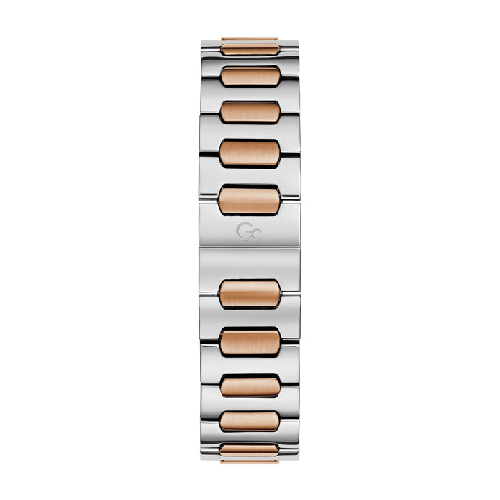 GC Women's Watch Silver & Rose Gold Tone Case Quartz