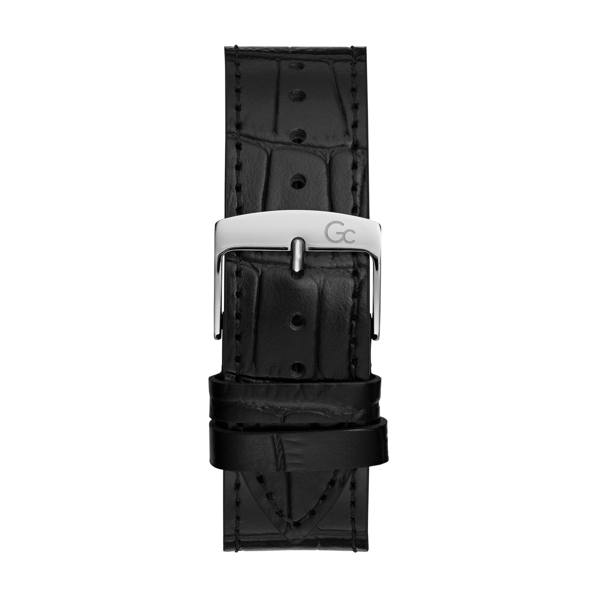Gc Men's Watch Silver & Rose Gold Tone Case Quartz