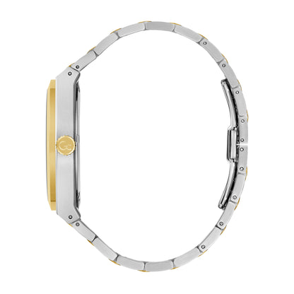 GC Men's Watch Silver &  Gold Tone Case Quartz - Z40002G9MF