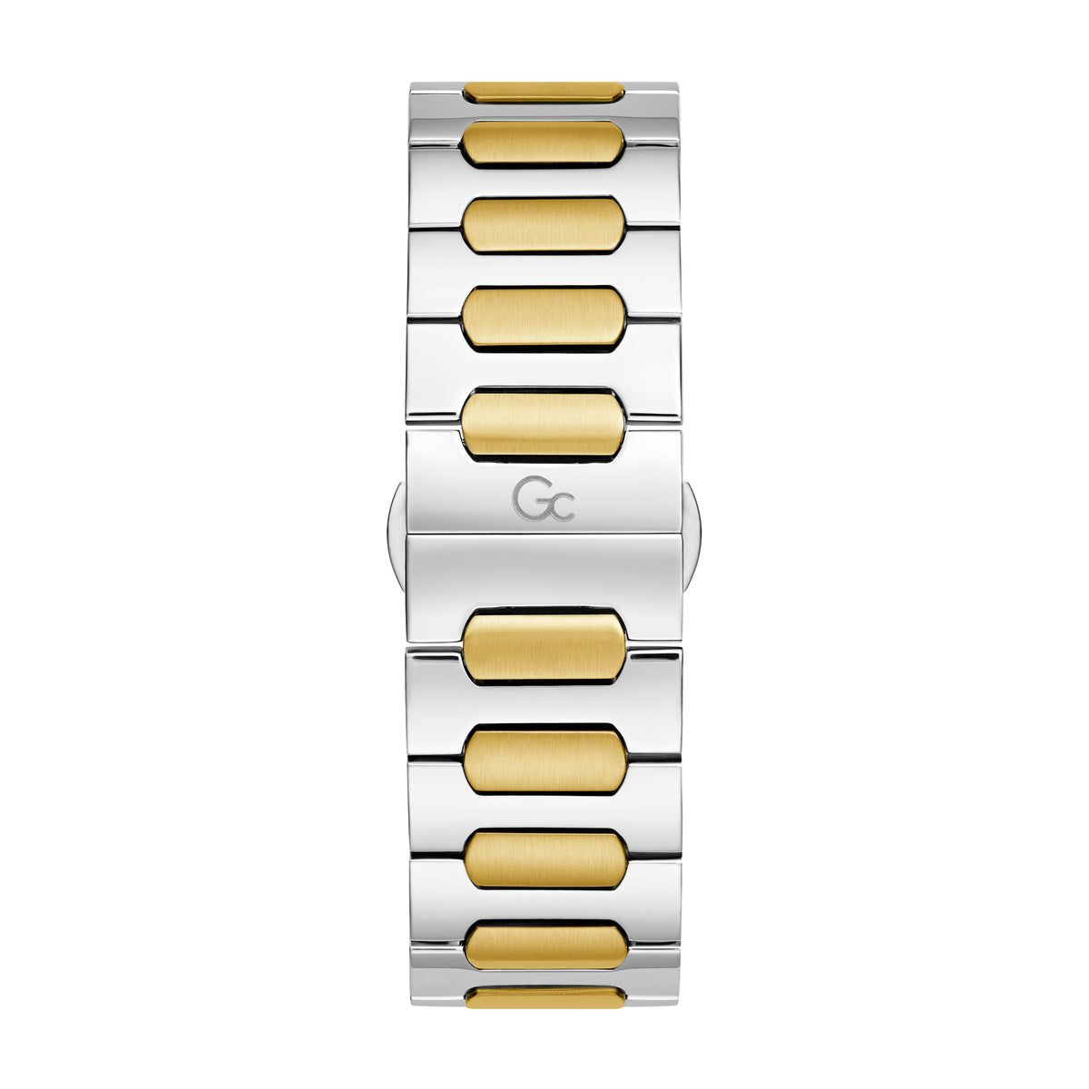 GC Men's Watch Silver &  Gold Tone Case Quartz - Z40002G9MF