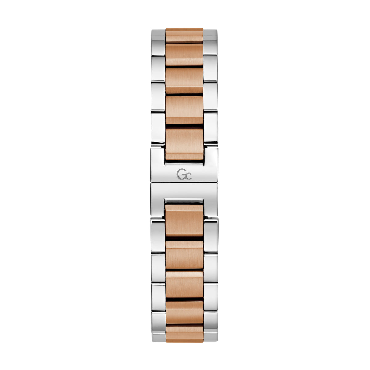 Gc Women's Watch Silver & Rose Gold Tone Case Quartz