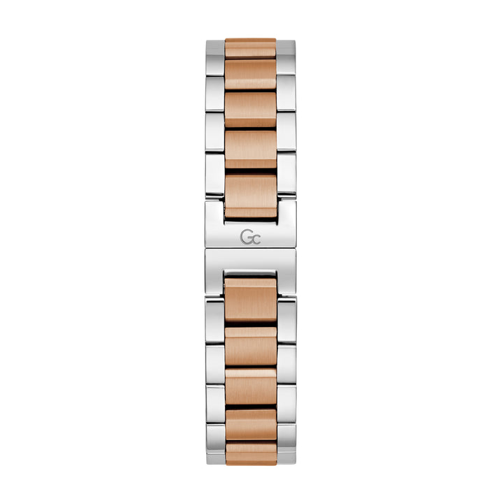 GC Women's Watch Silver & Rose Gold Tone Case Quartz