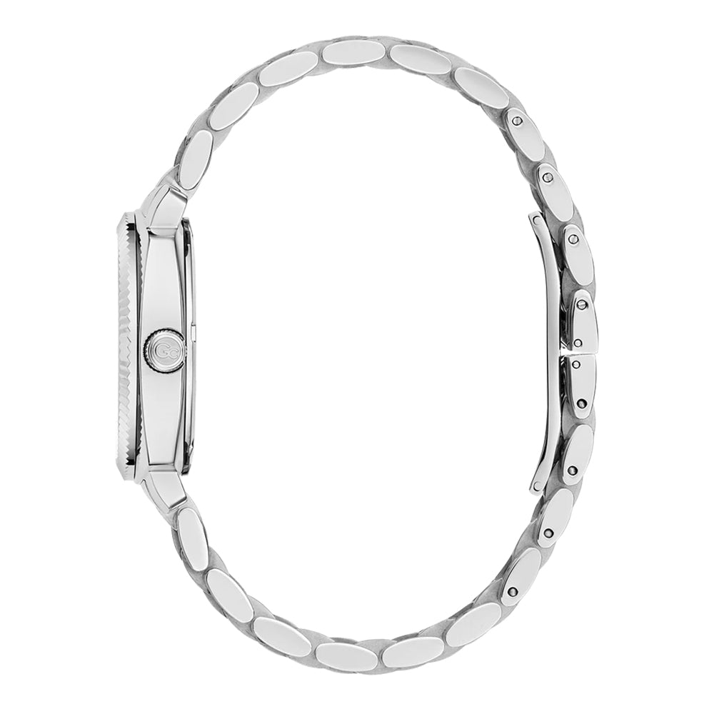 GC Women's Watch Silver Tone Case Purple Dial Quartz