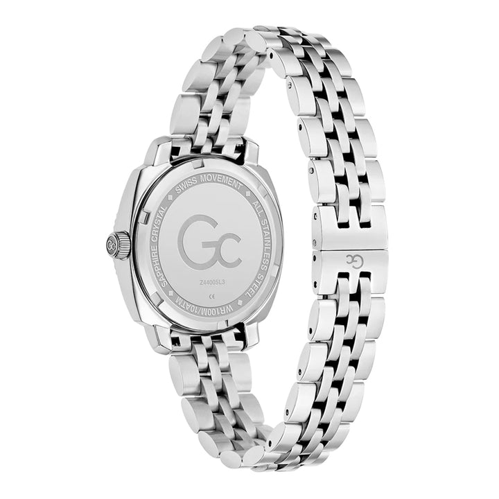 GC Women's Watch Silver Tone Case Purple Dial Quartz