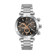 GC Men's Watch Silver Tone Case Black Dial Quartz
