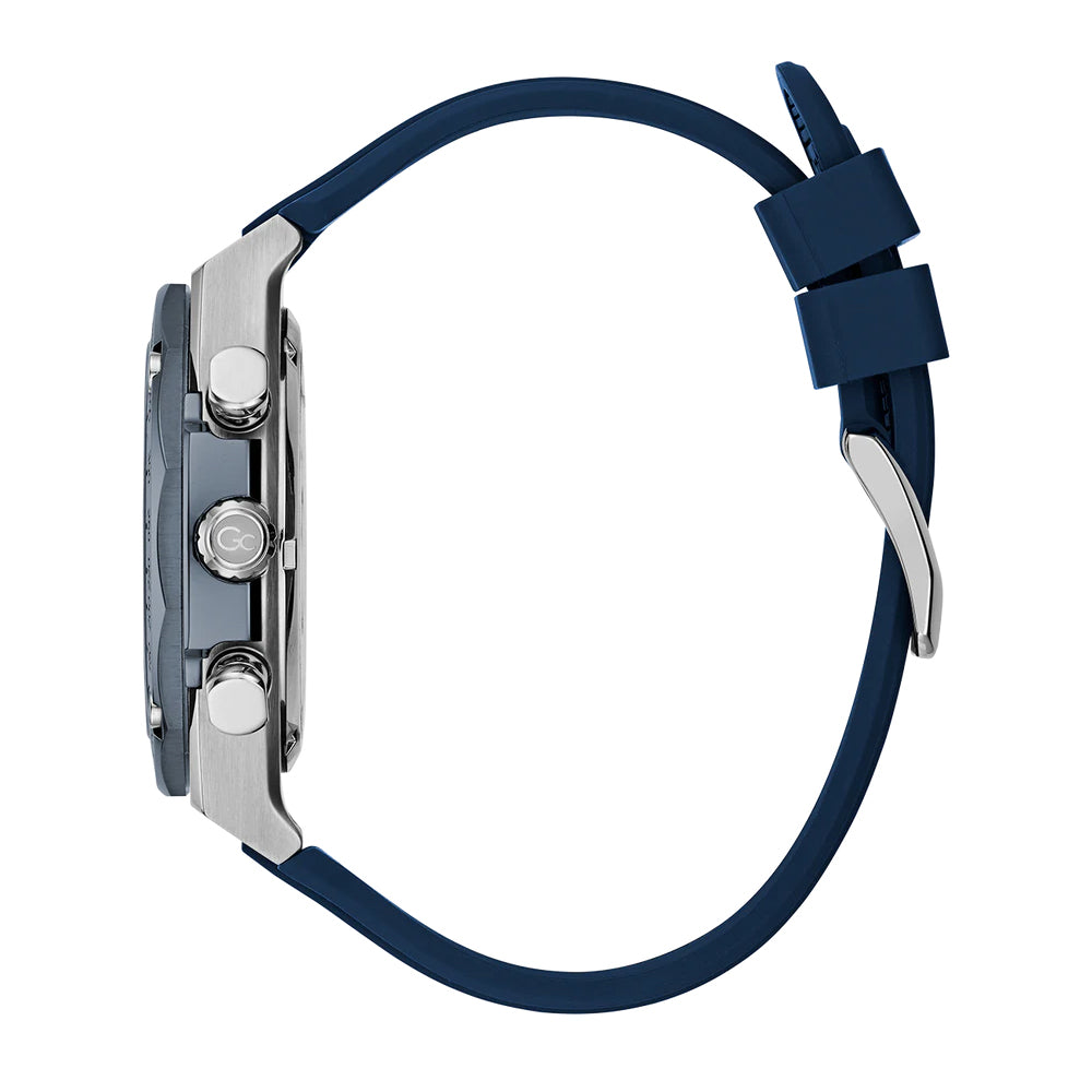 GC Men's Watch Silver & Blue Tone Case Blue Dial Quartz