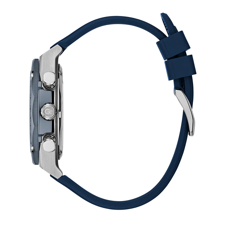 GC Men's Watch Silver & Blue Tone Case Blue Dial Quartz