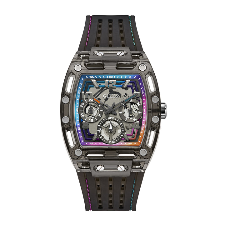 Guess Men's Watch Black Tone Case Black Dial Multifunction Quartz
