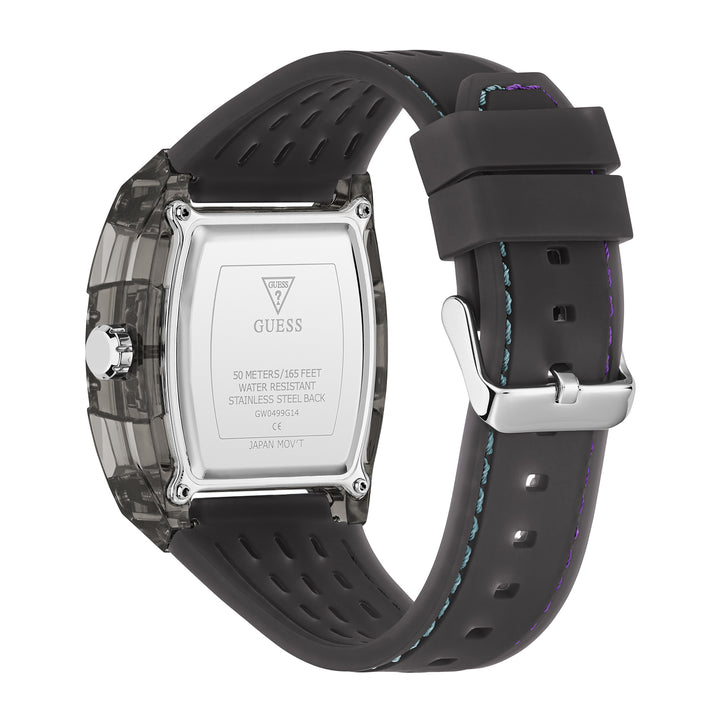 Guess Men's Watch Black Tone Case Black Dial Multifunction Quartz