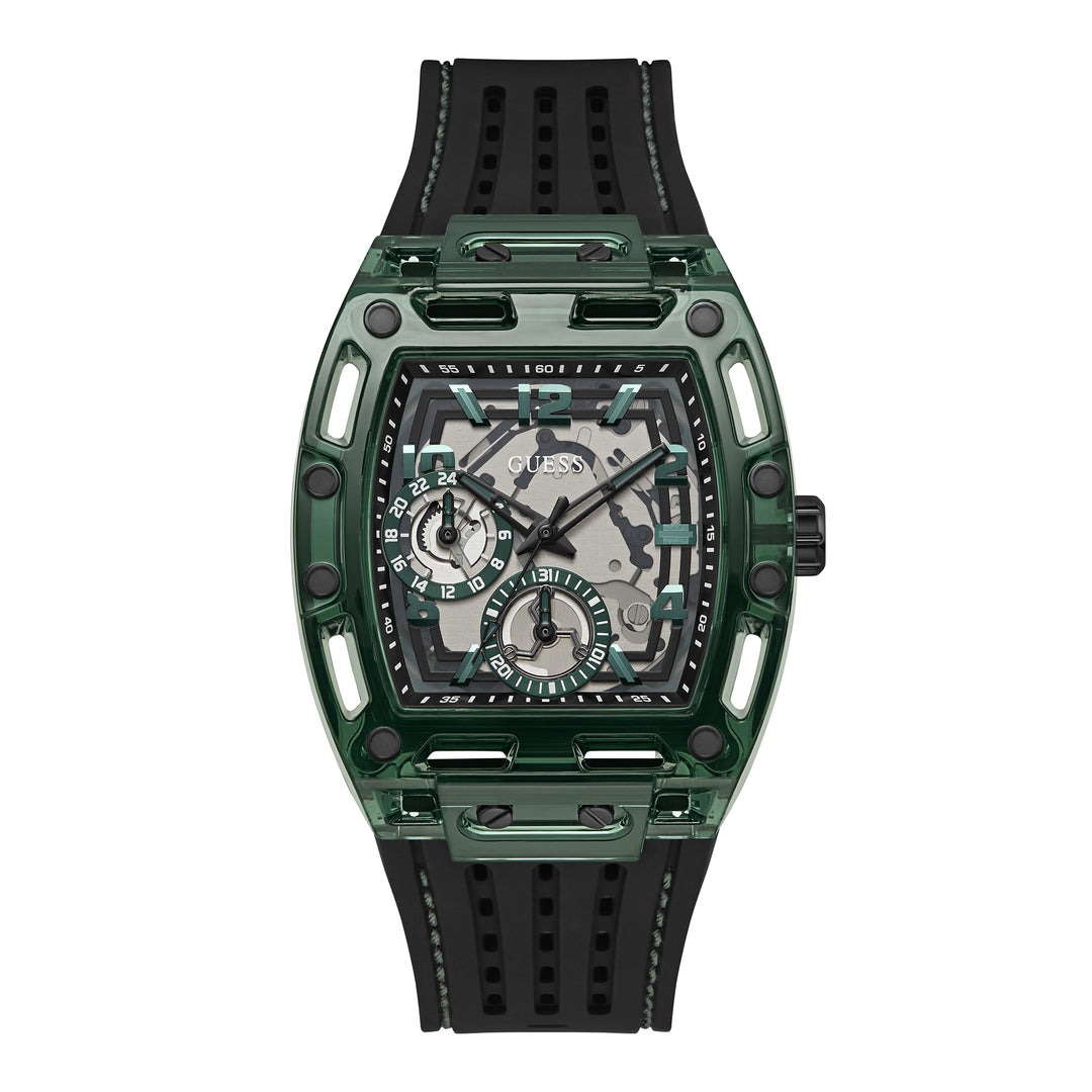 Guess Men's Watch Green Tone Case Quartz