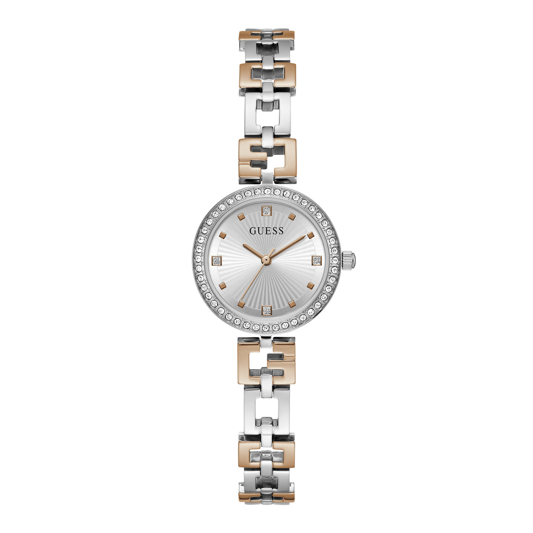 Guess Women's Watch Silver Tone Case Quartz