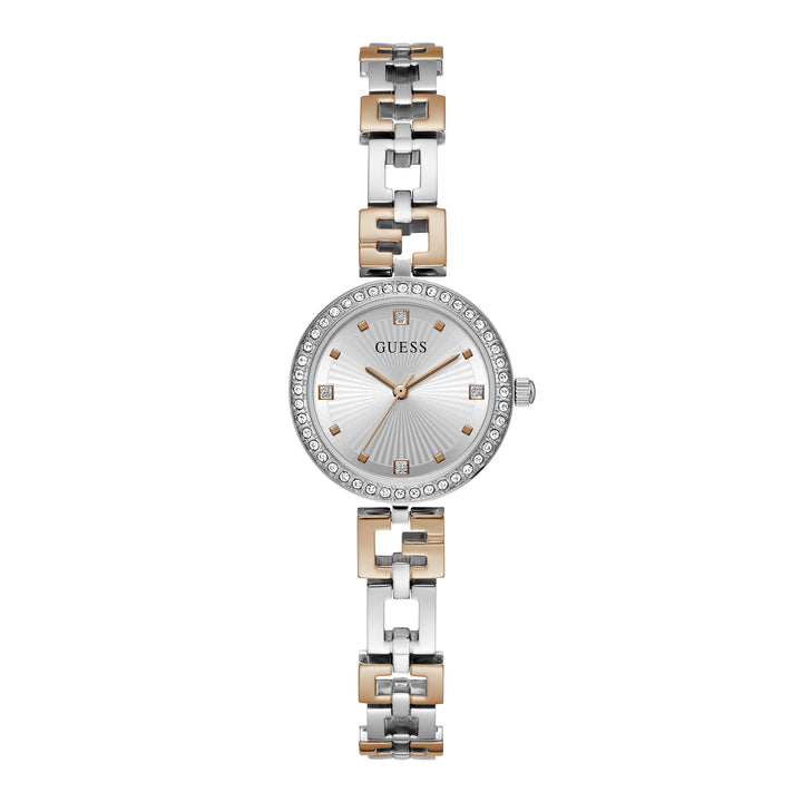 Guess Women's Watch Silver Tone Case Quartz