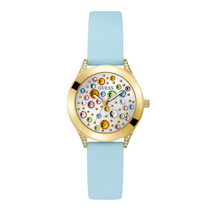 Guess Women's Watch Gold Tone Case Quartz