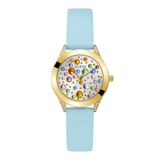 Guess Women's Watch Gold Tone Case Quartz
