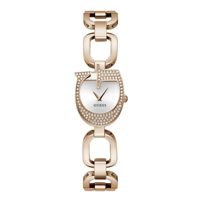 Guess Women's Watch Rose Gold Tone Case Quartz